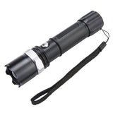 XANES 808 350Lumens Brightness Long-rang Research Zoomable LED Flashlight Suit with 18650+Charger+Car Charger