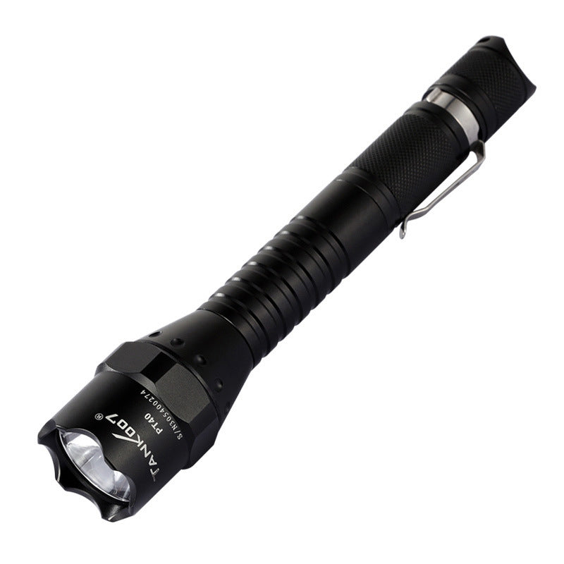 TANK007 PT40 U2 1000Lumens 5Modes Brightness Long-rang Waterproof Tactical LED Flashlight 18650 Flashlights + Extension Tube