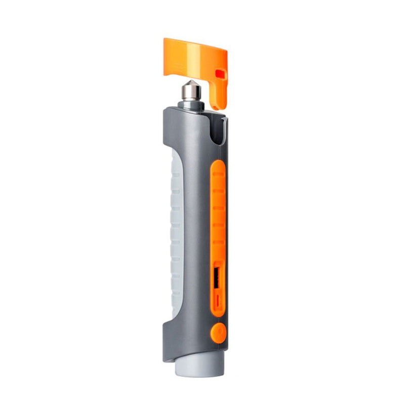 4 in 1 XANES U22 USB Rechargeable Portable Safty Hammer & Powerbank & LED Flashlight & Emergency Whistle