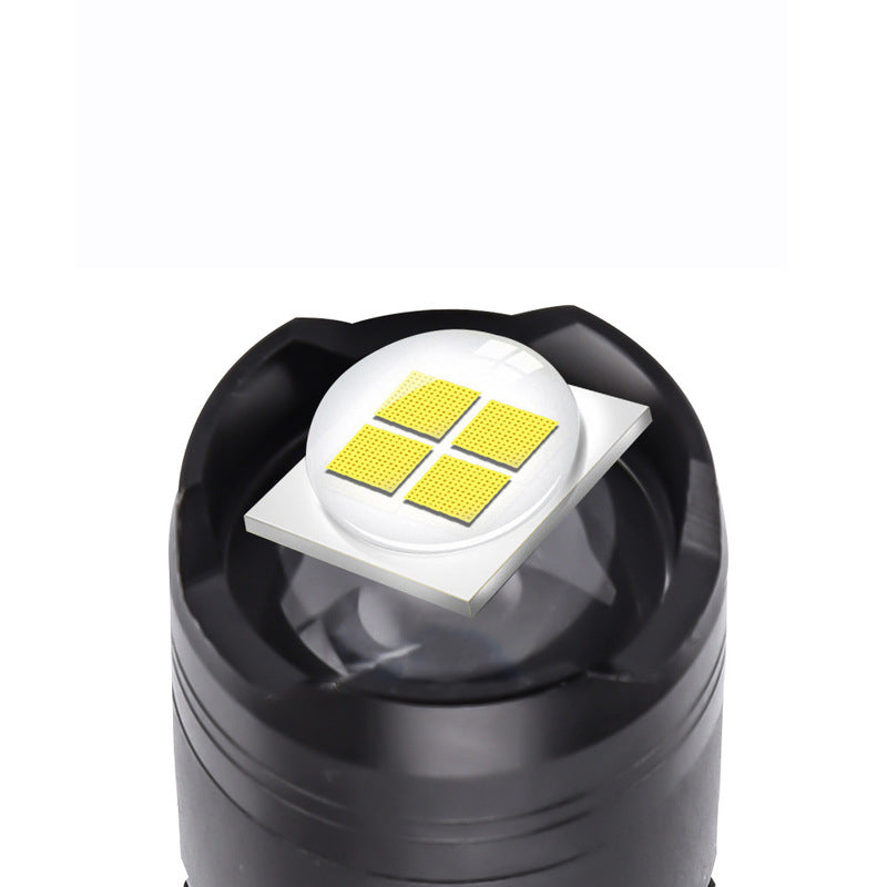 XANES® XH-P50 1000 Lumens LED Zoomable Flashlight 18650 Battery USB Rechargeable 3 Modes Work Lamp