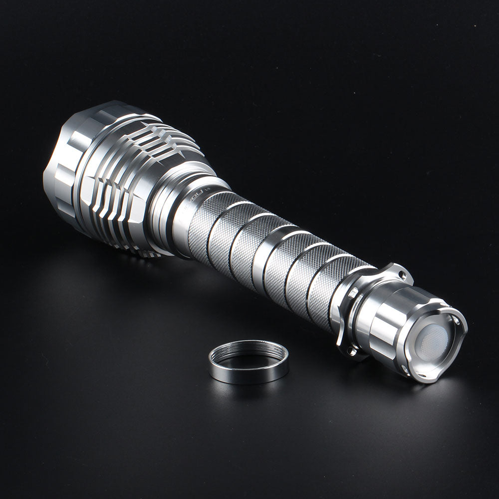 Sand Silver Color Convoy L2 XPL HI 1100LM 4Modes Tactical LED Flashlight with 2 Tubes