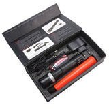 XANES 808 350Lumens Brightness Long-rang Research Zoomable LED Flashlight Suit with 18650+Charger+Car Charger