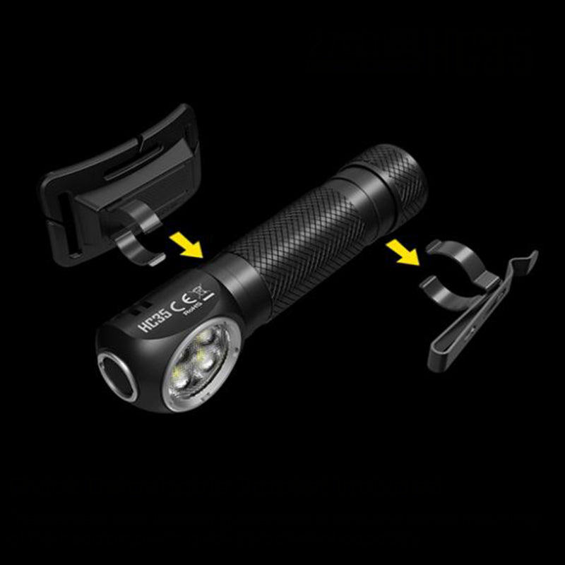 NITECORE HC35 XP-G3 S3 2700LM USB Rechargeable Headlamp Flashlight With Nitecore 4000mAh 21700 Battery