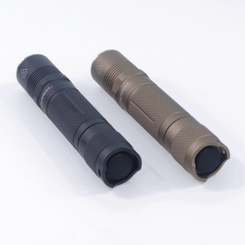 MARCH K3 XML2 1.5A Flashlight 3 Modes Waterproof 18650 Battery LED Light
