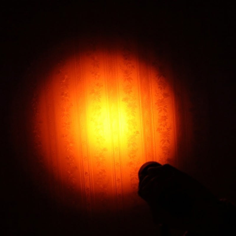 Yupard XPE Q5 600LM 3Modes 4Colors Railway Signal LED Flashlight White/Red/Yellow/Blue Light