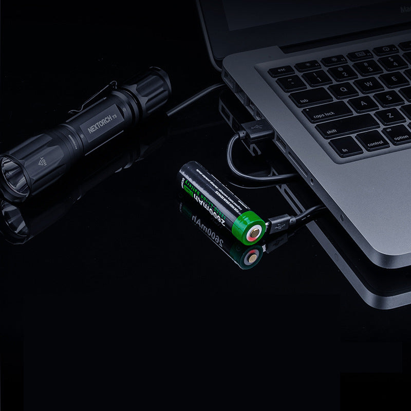 NEXTORCH T5 760lm Long Throw 18650 Flashlight 6 Modes IPX8 Waterproof Tactical Flashlight LED Torch