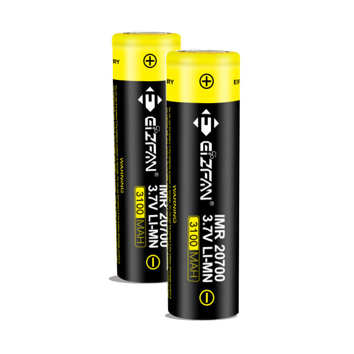 Eizfan 2pcs 20700 li ion battery sales 3100mAh power tool rechargeable lithium battery 20700