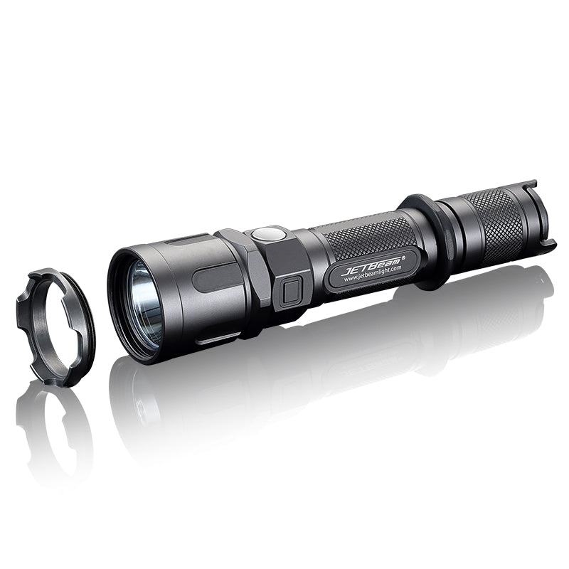 Jetbeam IIIM2017 XHP35 E2 LED 1580Lumens 7Modes Dual Switch Brightness Tactical LED Flashlight