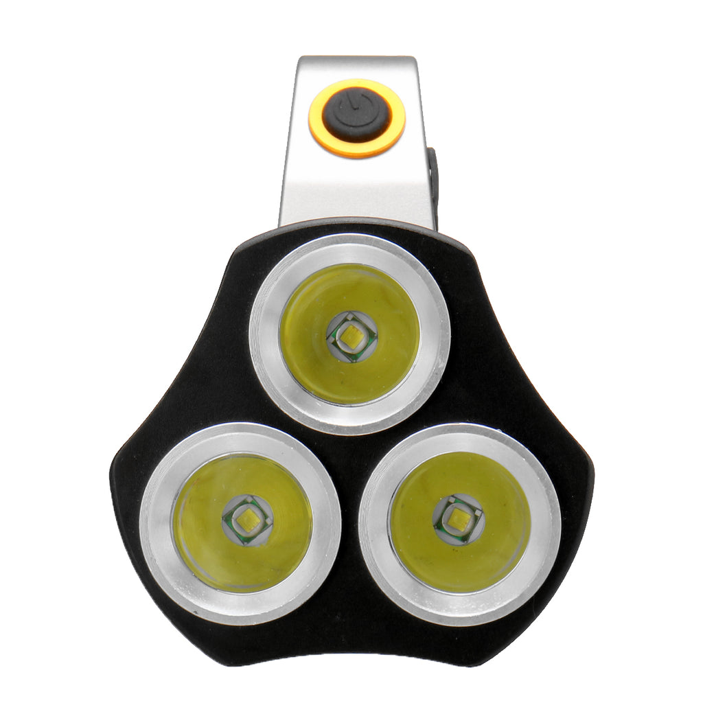 Handheld Spotlight 3000LM 18650 AC Rechargeable LED Flashlight