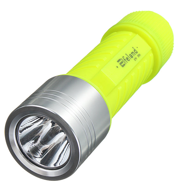 Elfeland  T6 2000LM Waterproof Diving LED Flashlight 18650/AAA