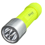 Elfeland  T6 2000LM Waterproof Diving LED Flashlight 18650/AAA