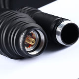 Convoy C8+ Black 7135*8 XPL HI 1100LM LED Tactical Flashlight Memory Function Professional-level 12-Group Dimming Modes