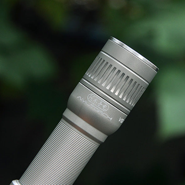 AMUTORCH New VG10 XPL HD 1200LM Powerful Bightness Tactical LED Flashlight Bike Light 21700 Military Grey