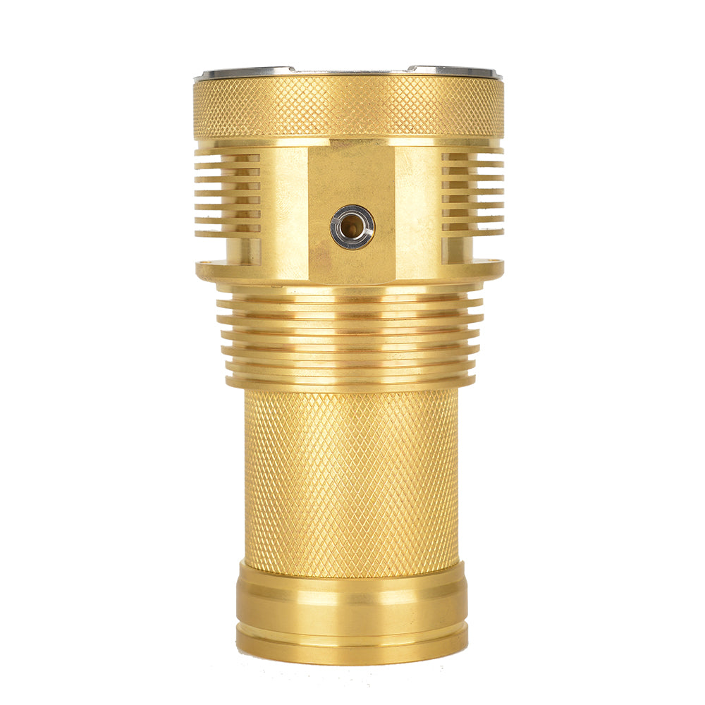 Haikelite MT03 Pure brass XHP70.2 21000Lumens Flashlight Pure brass case Limited Edition