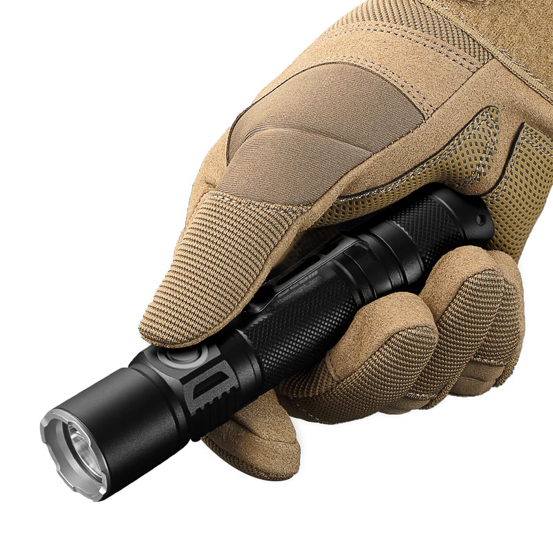 JETBeam PC20 XHP35 5Modes 1800LM USB Recharging Dual Switch Tactical Flashlight 21700 20700 18650