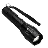 XANES A100  T6 800Lumens 5Modes Brightness Zoomable Tactical LED Flashlight Suit + Charger + Battery Charger