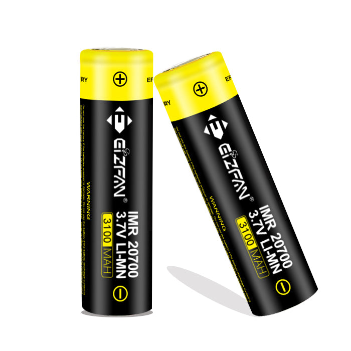 Eizfan 2pcs 20700 li ion battery sales 3100mAh power tool rechargeable lithium battery 20700