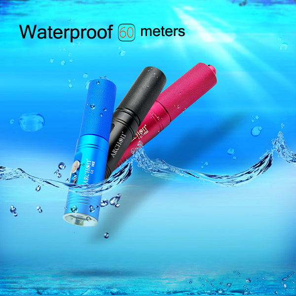 New ARCHON V10S  U2 860LM Professional Diving LED Flashlight