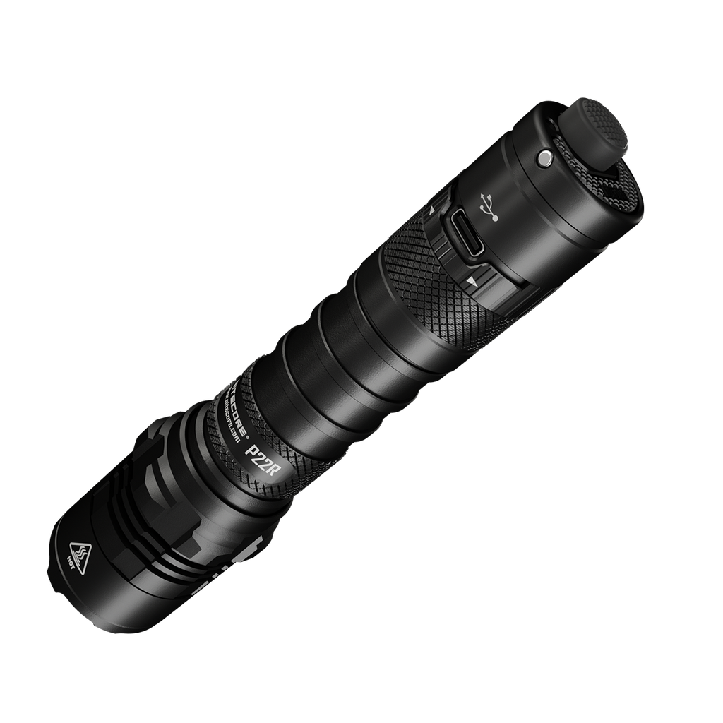 NITECORE P22R XHP35 HD 1800LM USB-C QC Rechargeable LED Tactical Flashlight with 3500mAh 18650 Battery