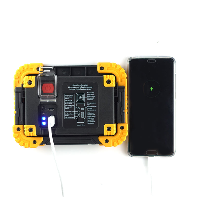 30W COB LED 750-1200LM Portable Rechargeable Camping Light 18650 Battery Waterproof Emergency Flashlight Spotlight Lantern