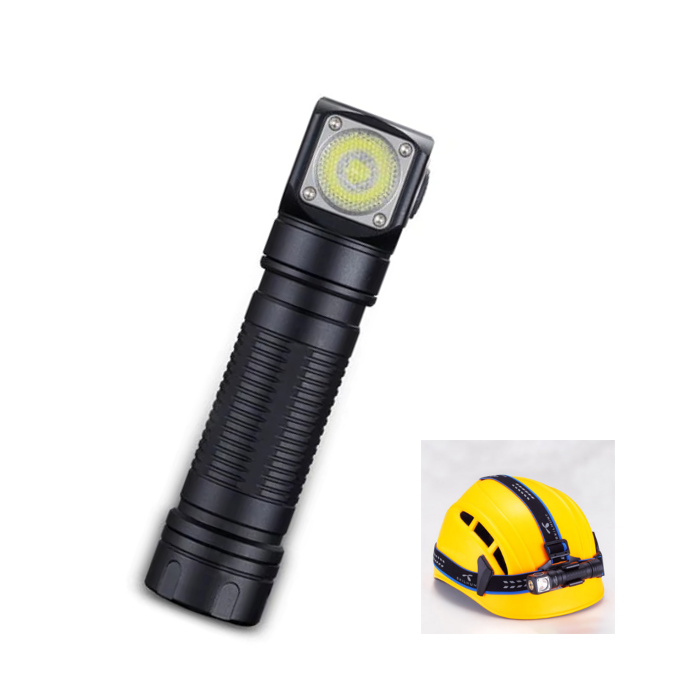 Skilhunt H04 RC XM-L2 1200lm USB Rechargeable Magnetic L-shape Flashlight Headlamp