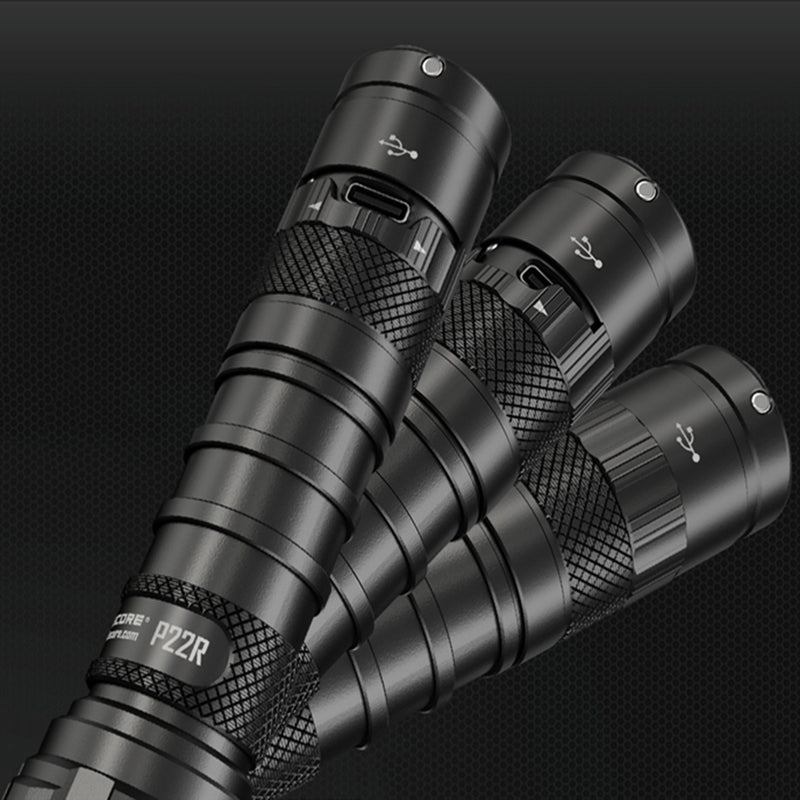 NITECORE P22R XHP35 HD 1800LM USB-C QC Rechargeable LED Tactical Flashlight with 3500mAh 18650 Battery