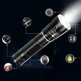 3 Modes Flashlight Waterproof LED Light Outdoor Hiking Fishing Travel Portable Lamp