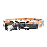 10pcs XANES XML-T6 1500Lumens 3Modes Multi-function Rechargeable Zoomable Tactical Magnetic Head LED Headlamp Led Flashlight 18650