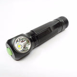 SHUOLIDE H6 XHP V6 1000Lumens 4Modes Dimming Multi-function Portable Headlamp + LED Flashlight 18650