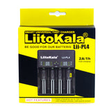 Liitokala PL4 LED Indicator Intelligent Rapid Ni-MH / Li-fe / Li-ion / IMR Battery Charger 4Slots EU/US Plug