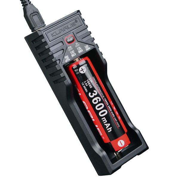 Klarus K1 USB LCD Display Smart Li-Ion/Ni-Cd/Ni-MH Battery Charger For Almost all Battery Types