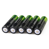 SKYWOLFEYE 10Pcs 2200mAh 18650 Battery Flashlight Power Camping Hunting Portable Battery