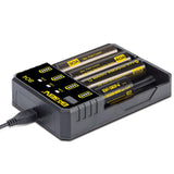 Basen BO4 4Colors Smart Li-ion Battery Charger for 14500 18650 26650 21700 Battery