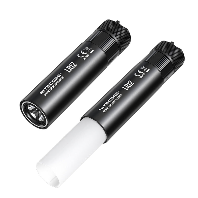 2 in1 Nitecore LR12 XP-L HD V6 1000LM 5Mode Shrink&Stretch Adjustable as LED Flashlight + Camping Lamp