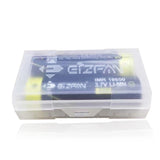 Eizfan 2pcs 18650 Battery 3200mah 35A 3.7v Yellow Rechargeable Flat 18650 Battery For Smoking pipes