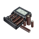 Miboxer C4-12 LCD Display USB Rapid Intelligent Li-ion/IMR/Ni-MH Battery Charger 4Slots US Plug