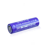 Shockli 21700 Battery 4550mAh Flat top High Drain 22A 3.7V Li-ion Rechargeable Battery - 2PCS