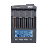 Opus BT-C3100 V2.2 4Slots LCD Display Smart Intelligent Universal Battery Charger