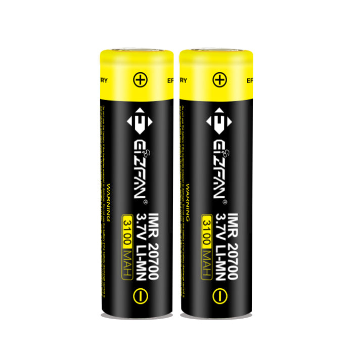  Eizfan 2pcs 20700 li ion battery sales 3100mAh power tool rechargeable lithium battery 20700