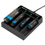 Alonefire® 3.7V 4 Slot Universal Intelligent Battery Charger with short circuit protection For Li-ion Battery 18650 26650 14500