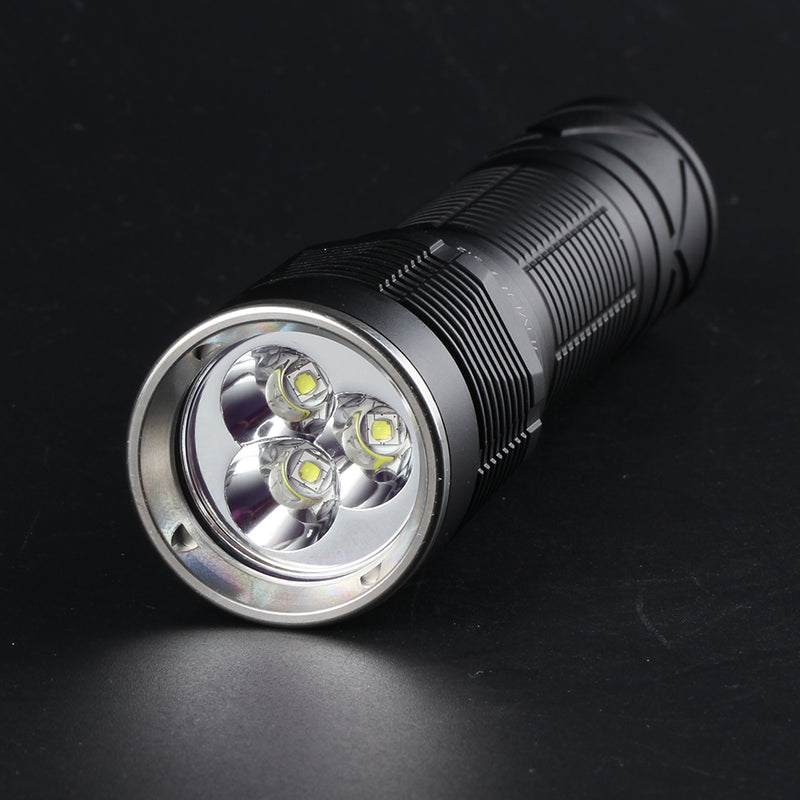 Convoy S12 3x SST20 / Nichia 219C 2300LM 6000mAh Output High Power Flashlight Powerful Tactical Flashlight