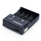 Liitokala PL4 LED Indicator Intelligent Rapid Ni-MH / Li-fe / Li-ion / IMR Battery Charger 4Slots EU/US Plug