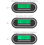 TOMO M3 USB LCD Display Detachable Moblie Power 18650 Charger 3slots