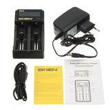 Basen BD-2 18650 Power Battery Charger Li-on LCD Display 2 Slot USB Rechargeable