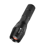 10W T6 5 Modes 18650 LED Tactical Flashlight Waterproof Mini Torch Hunting Work Light