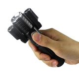 Three-head T6 1500LM Multifunction LED Flashlight 4 Modes Waterproof Hunting CampingTorch Light