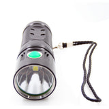 SHUOLIDE 1300C XHP70 3500Lumens 4Modes Dimming USB Rechargeable Portable LED Flashlight 18650