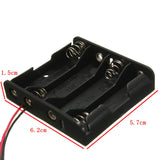 4 AA Battery Box Holder Case Storage Standard Slot Clip For 4 Pack Batteries