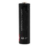 4Pcs Soshine 3.2v 700mah AA LiFePO4 Battery Protected High Discharge Rechargeable Battery + Box