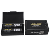 2Pcs GOLISI IMR S32 Pro-Series 20700 Battery 3200mAh 40A High Brain Powerful 20700 Li-ion Rechargeable Battery With Storage Case